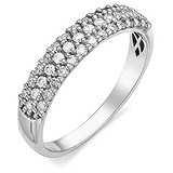 Золотое обручальное кольцо с бриллиантами, 1633477