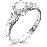 Золотое кольцо с бриллиантами, 1646021
