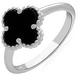 Женское серебряное кольцо с ониксом, 1665477