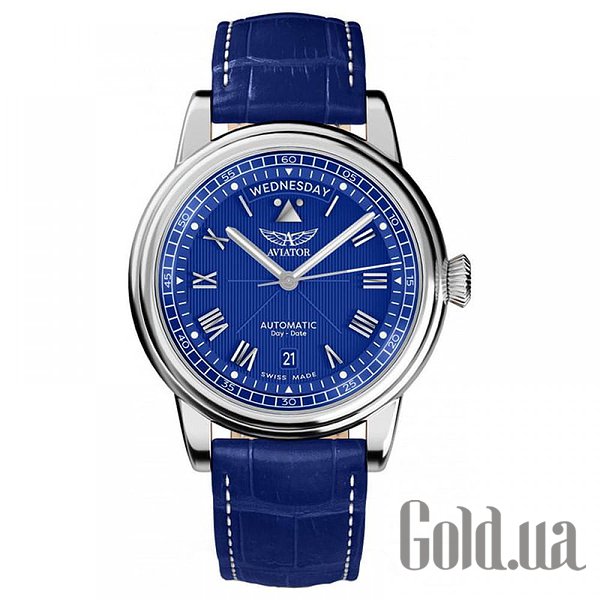 

Швейцарские часы Aviator, Мужские часы Douglas Day Date V.3.35.0.276.4