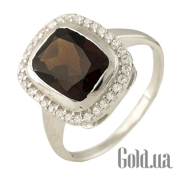 

Женские кольца Fresh Jewelry, Женское серебряное кольцо с гранатом и куб. циркониями, 18