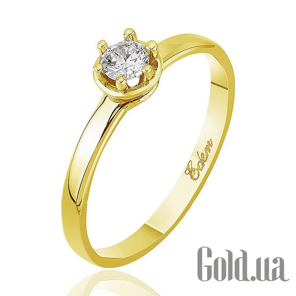 

Кольцо Украина, Золотое кольцо с бриллиантом, 17.5