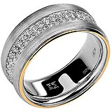 Золотое обручальное кольцо с бриллиантами, 1676230