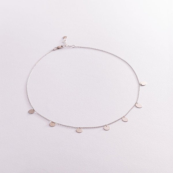Серебряное колье