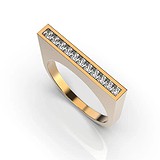 Женское золотое кольцо с бриллиантами, 1768390