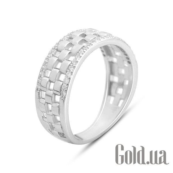 

Женские кольца Fresh Jewelry, Женское серебряное кольцо с куб. циркониями, 18.5