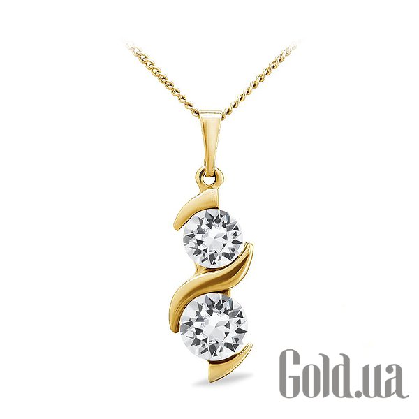 

Женские колье и кулоны Kobi, Золотой, Кулон с цепочкой с кристаллами Swarovski в позолоте