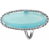 Женское серебряное кольцо с ювелирным стеклом, 1645255