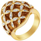 Женское золотое кольцо с бриллиантами, 1688007