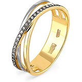Kabarovsky Женское золотое кольцо с бриллиантами, 1704903