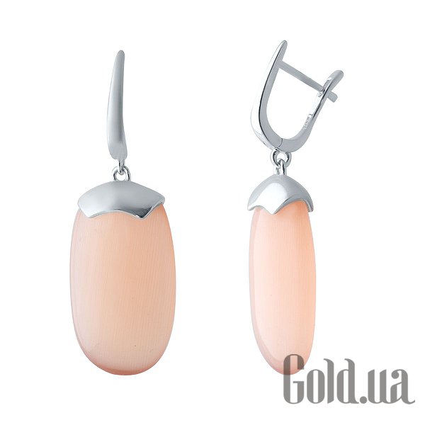 

Серьги с подвесками Fresh Jewelry, Серебряные серьги с кошачьим глазом
