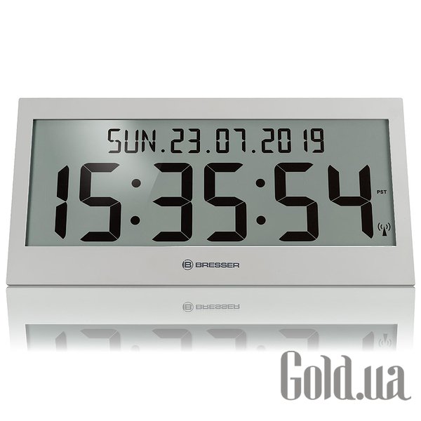 

Настенные часы Bresser, Настенные часы Jumbo LCD Grey 7001802QT5000
