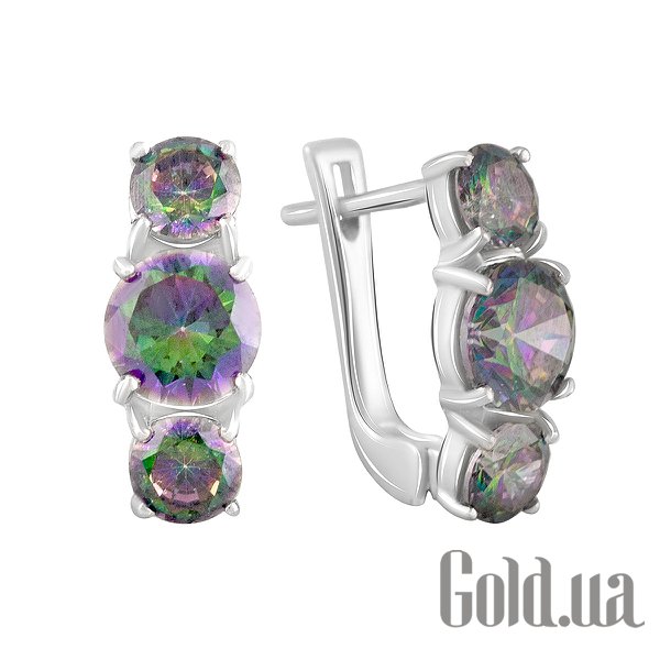 

Серьги Fresh Jewelry, Серебряные серьги с топазами