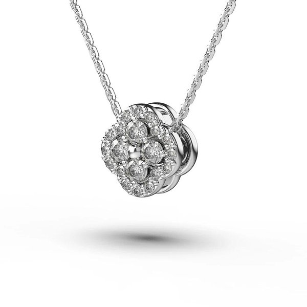 Золотое колье с бриллиантами lun133871121b – изображение 4