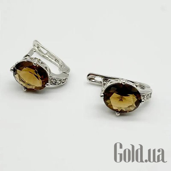 

Серьги Silvex925, Серебряные серьги с куб. циркониями