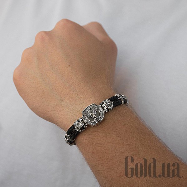 

Мужские браслеты Украина, Серебряный браслет с ониксом, 19