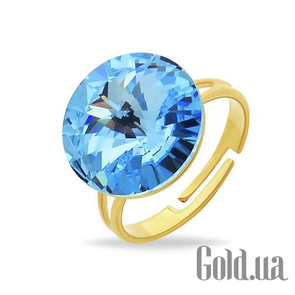 

Женское кольцо Kobi, Золотой, Кольцо с кристаллом Swarovski в позолоте