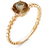 Женское золотое кольцо с раухтопазом, 1652680
