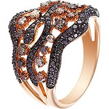 Женское золотое кольцо с бриллиантами, 1673416