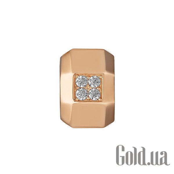 

Женский кулон Украина, Золотой кулон с куб. циркониями