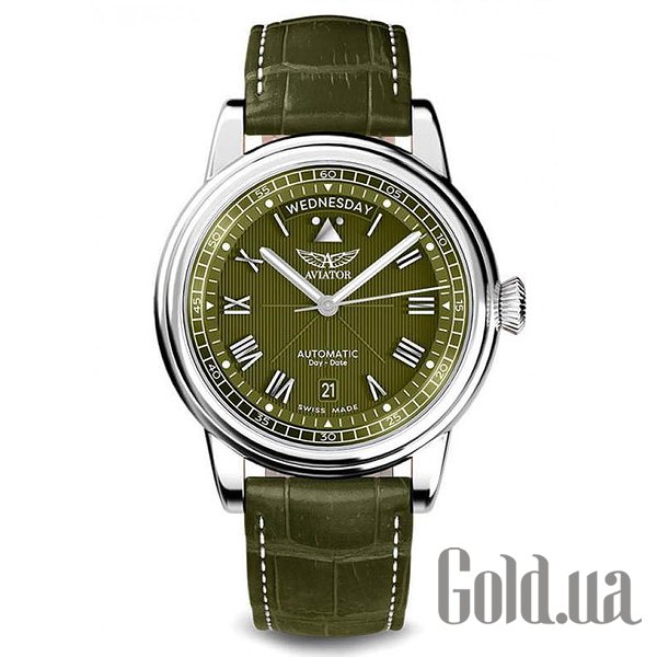 

Швейцарские часы Aviator, Мужские часы Douglas Day Date V.3.35.0.278.4