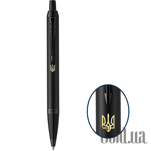 

Ручка Parker, Шариковая ручка IM 17 Achromatic Black BT BP Трезубец 22 932_TR
