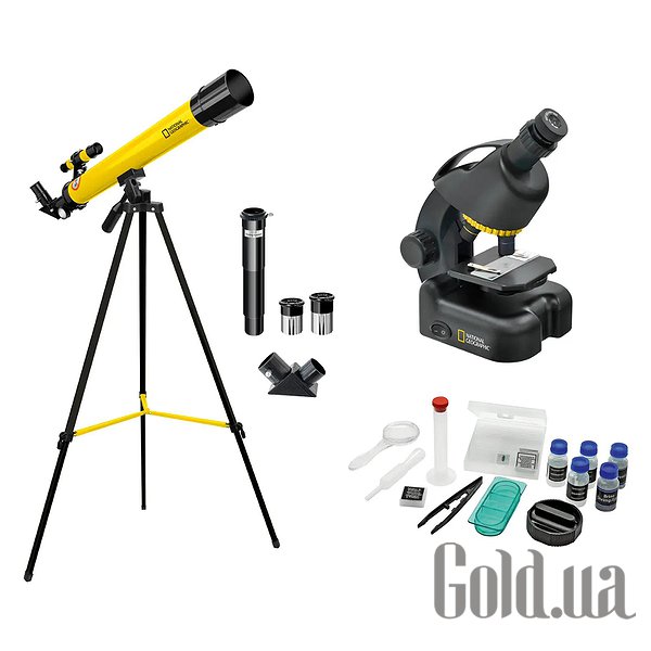 

Микроскоп National Geographic, Микроскоп Junior 40x-640x + Телескоп 50/600