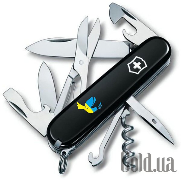 

Нож Victorinox, Мультитул Climber Ukraine 13703.3_T1036u