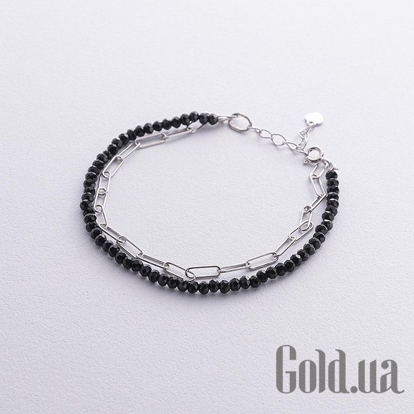 

Женские браслеты Украина, Женский серебряный браслет с хрусталем, 17