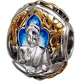 Серебряная подвеска с эмалью в позолоте, 1610697