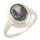 Женское серебряное кольцо с топазом, 1686985