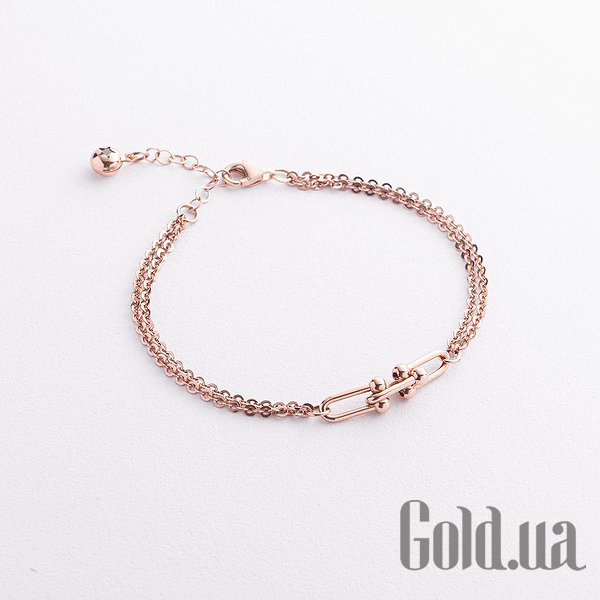 

Браслет Украина, Женский золотой браслет с куб. цирконием, 16