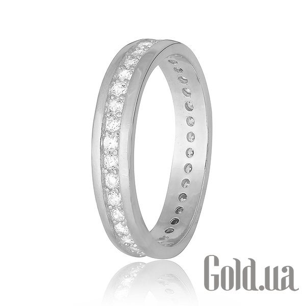 

Обручальное кольцо Silvex925, Серебряное обручальное кольцо с куб. циркониями, 16.5