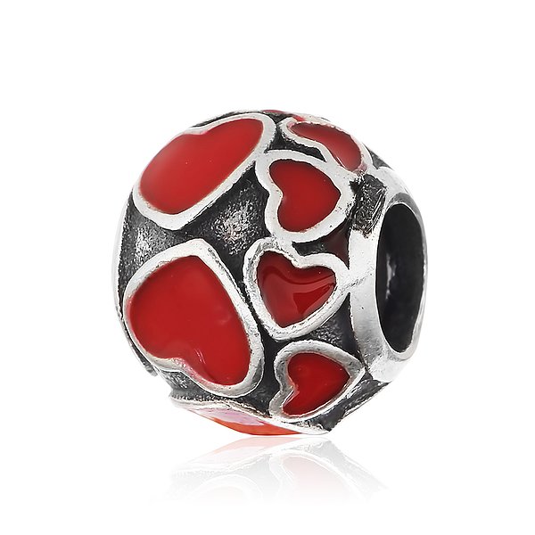 Серебряная наборная подвеска с эмалью