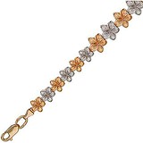 Женский серебряный браслет в позолоте, 1538762