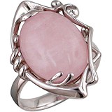 Женское серебряное кольцо с кварцем, 1654730