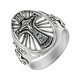 Мужское серебряное кольцо, 1675466