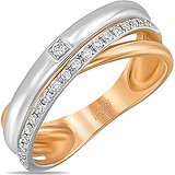 Женское золотое кольцо с бриллиантами, 1703370