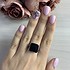 Женское серебряное кольцо с ониксом - фото 3