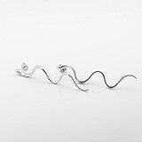 Серебряные серьги с куб. циркониями, 1796810