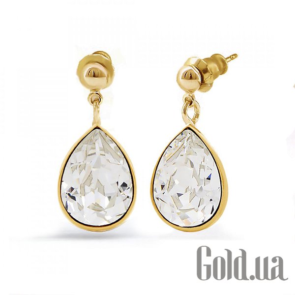 

Серьги с подвесками Kobi, Желтый, Серьги с кристаллами Swarovski в позолоте