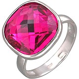 SOKOLOV Женское серебряное кольцо с кристаллом Swarovski, 1620939