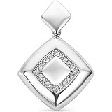 Срібний кулон з куб. цирконіями, 1651915