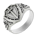 Мужское серебряное кольцо, 1675467