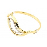 Купить Жіночий золотий браслет з куб. цирконіями (DIAКВ15191) ,цена 66119 грн., в каталоге магазина Gold.ua