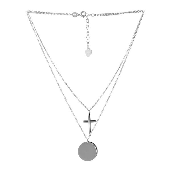 Серебряное колье