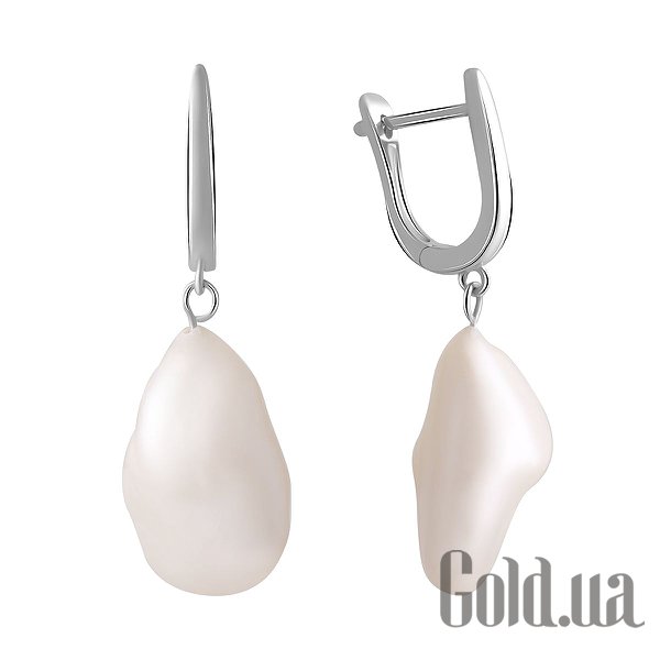 

Серьги с подвесками Fresh Jewelry, Серебряные серьги с культив. жемчугом