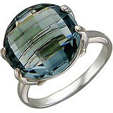 Женское серебряное кольцо с горным хрусталем, 1650892
