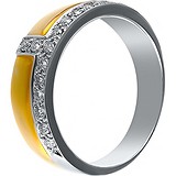 Золотое обручальное кольцо с бриллиантами, 1673164