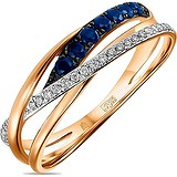Женское золотое кольцо с бриллиантами, 1703884